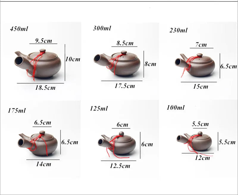 Théière Akiko – Théière japonaise en argile violette (100 ml – 450 ml)