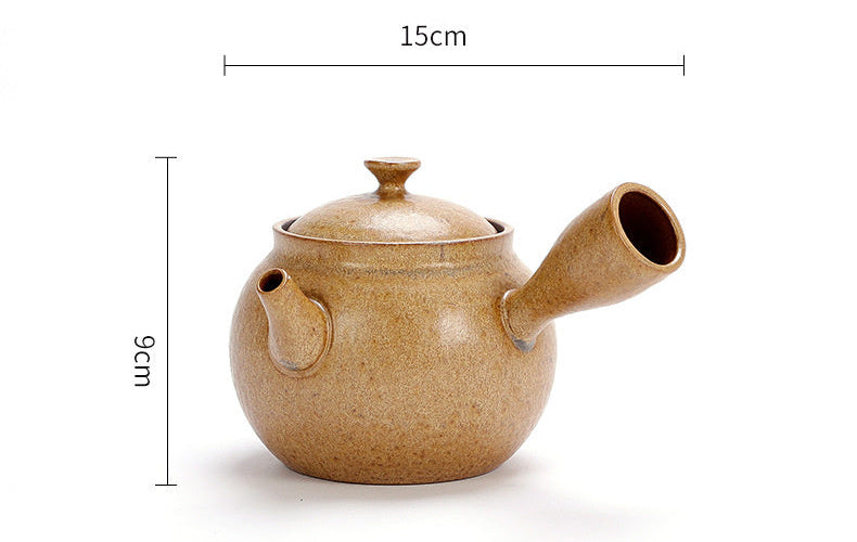 Théière Kuro Yoko – Théière japonaise kyusu en céramique (350 ml)