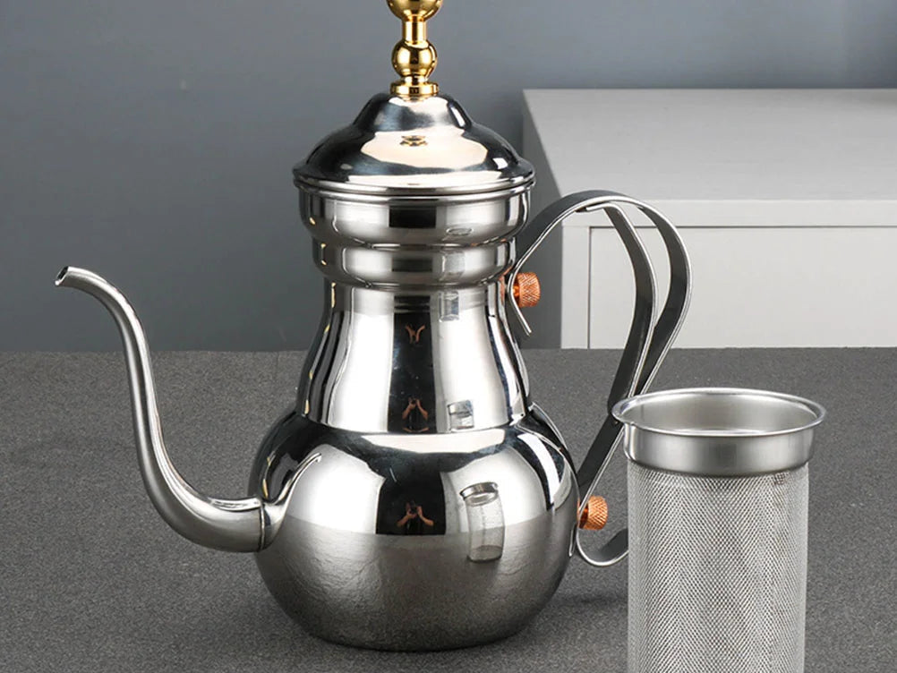 Théière Layla – Théière marocaine en acier inoxydable