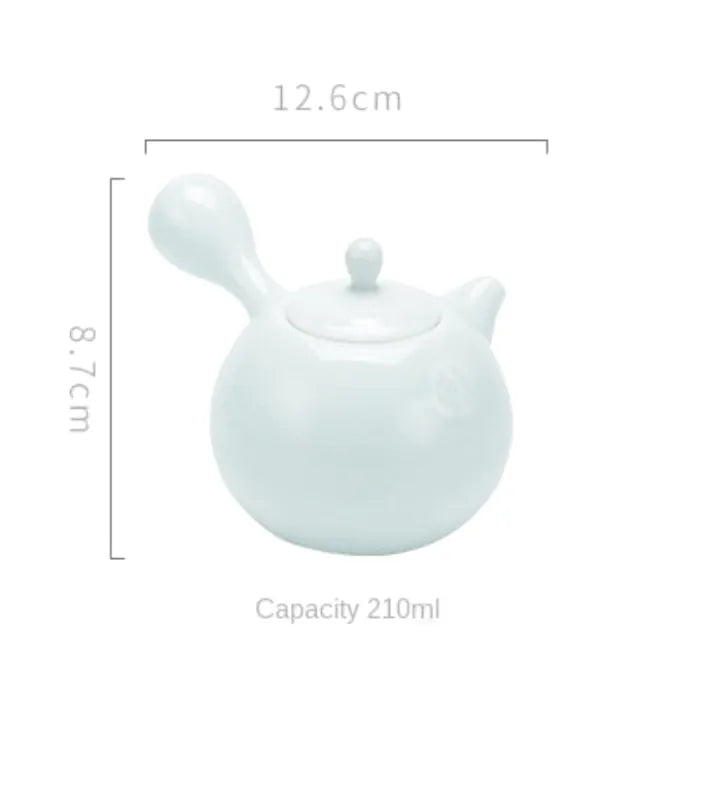 Théière Shiro Hana, coloris blanc