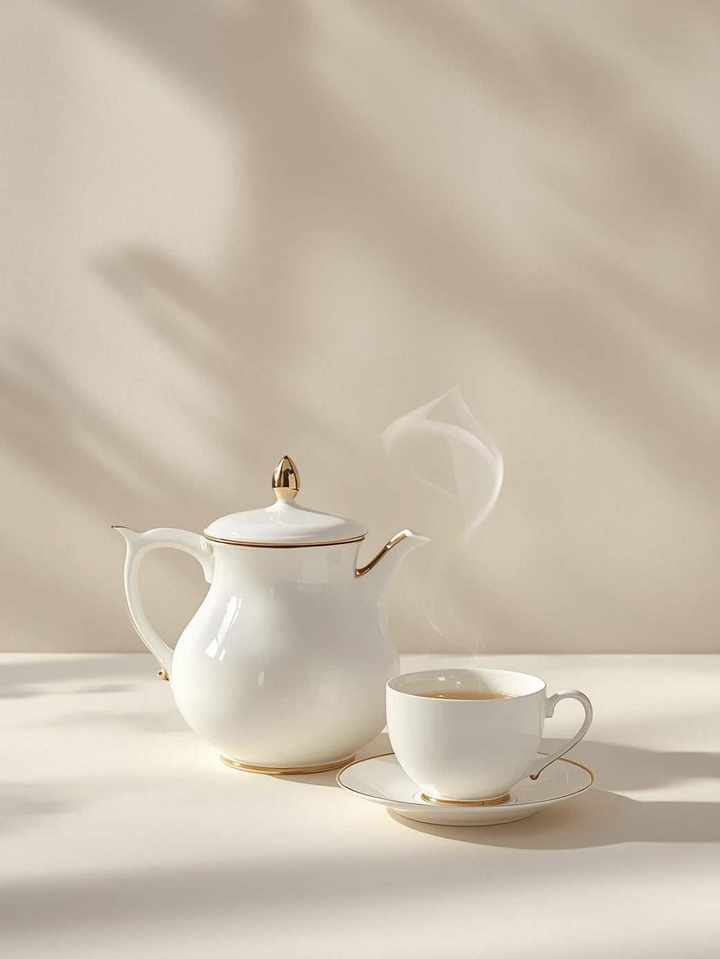 Théière en porcelaine