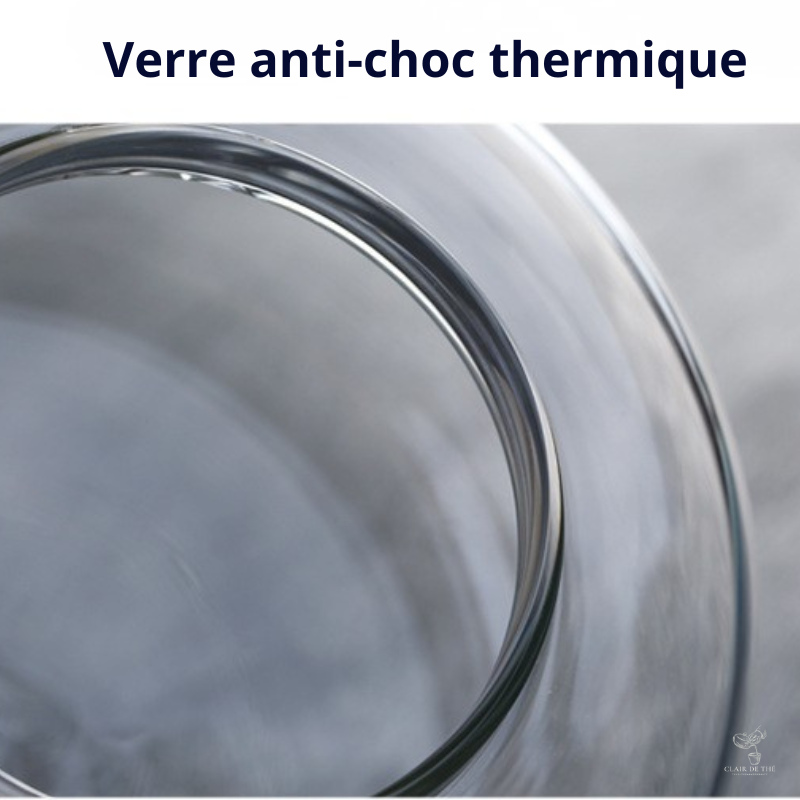 Théière Sakura – Théière en verre borosilicate transparente (800ml-1L)