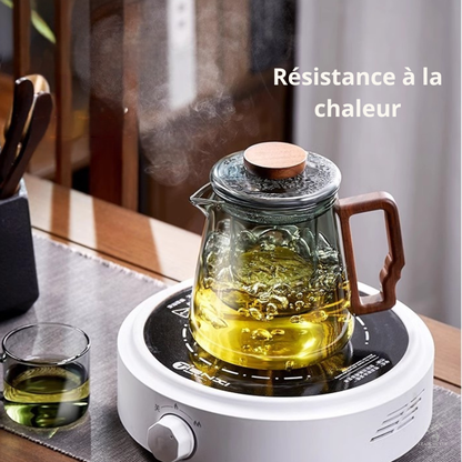 Théière Noémie – Théière en verre borosilicate double paroi (620ml)
