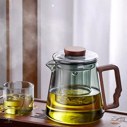 Théière Noémie – Théière en verre borosilicate double paroi (620ml)