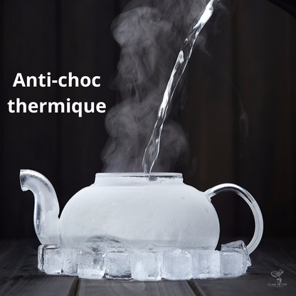 Théière Clara –  Théière en verre transparente | Verre Borosilicate & Infuseur Inox
