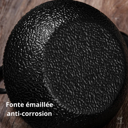 Théière Misaki – Théière japonaise en fonte noire (300 ml)