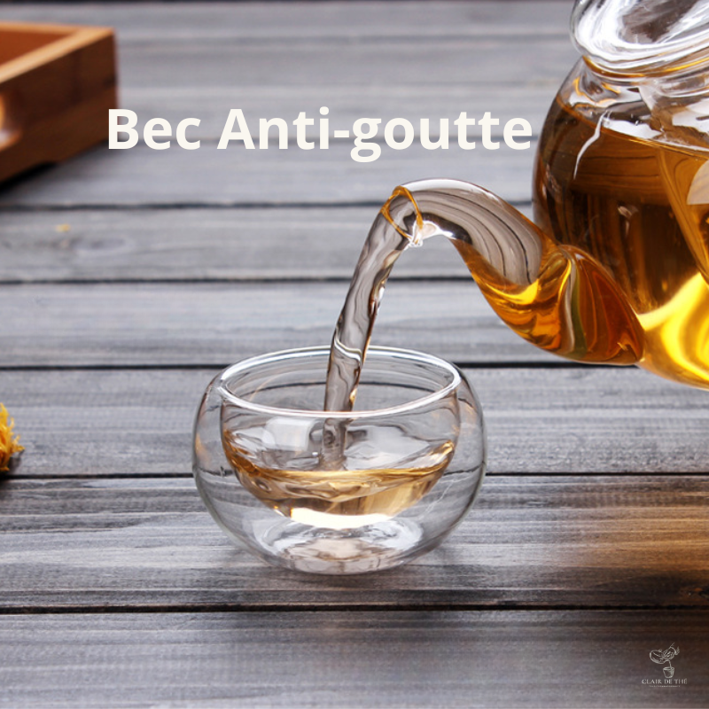 Théière Clara –  Théière en verre transparente | Verre Borosilicate & Infuseur Inox