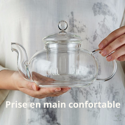 Théière Clara –  Théière en verre transparente | Verre Borosilicate & Infuseur Inox