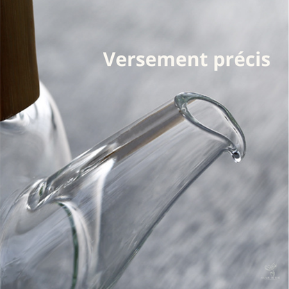 Théière Sakura – Théière en verre borosilicate transparente (800ml-1L)