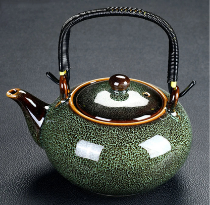 Théière Sage – Théière en céramique émaillée artisanale (500 ml)