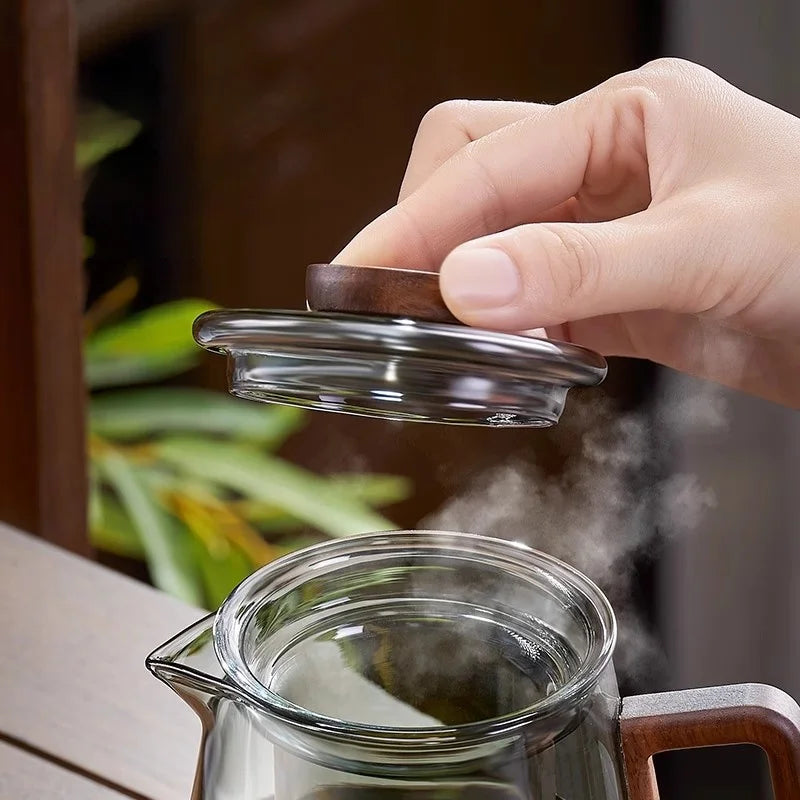 Théière Noémie – Théière en verre borosilicate double paroi (620ml)