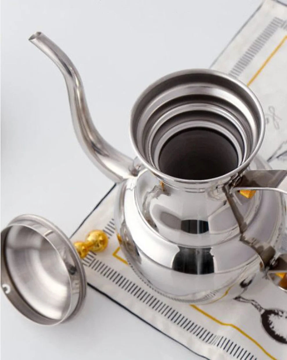 Théière Layla – Théière marocaine en acier inoxydable