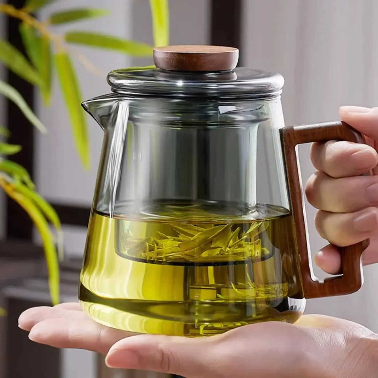 Théière Noémie – Théière en verre borosilicate double paroi (620ml)