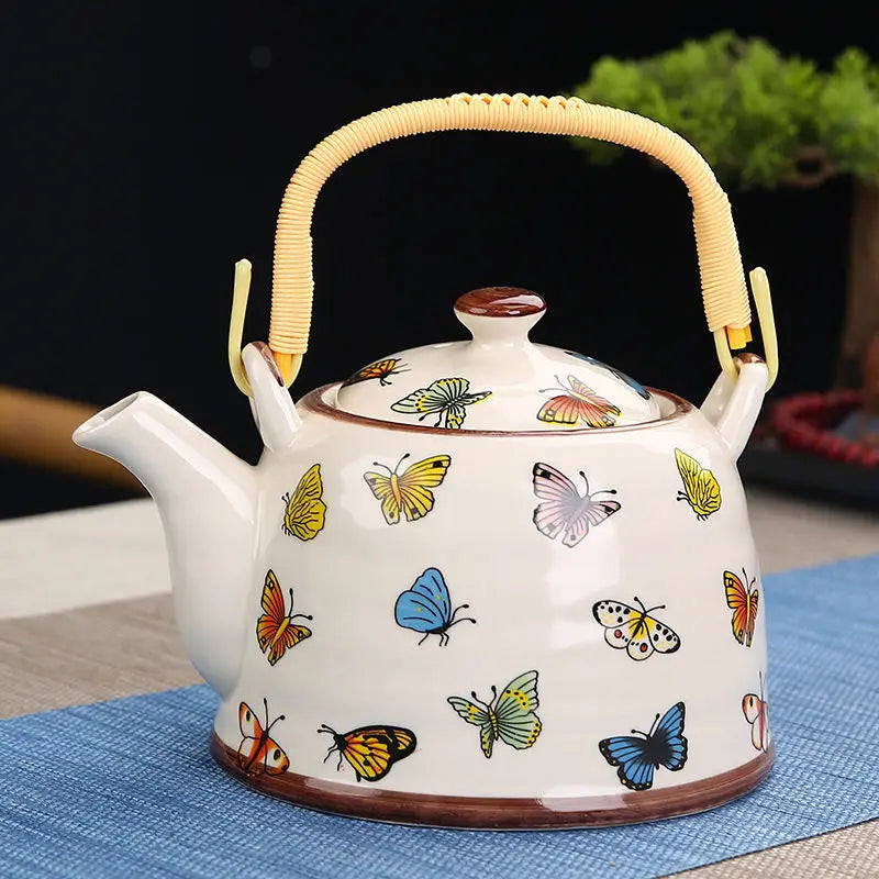 Théière Calliope – Théière en porcelaine florale (900 ml)