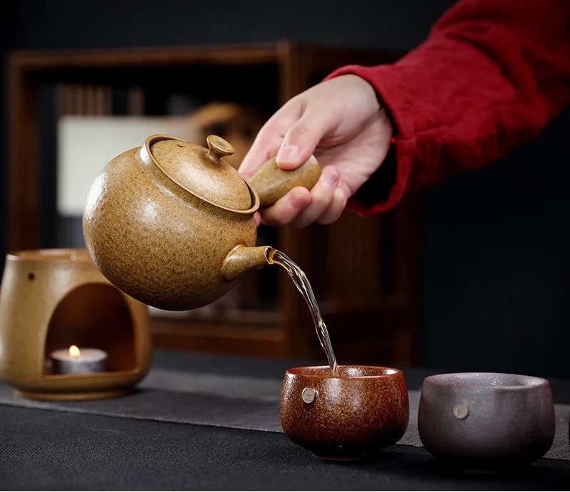 Théière Kuro Yoko – Théière japonaise kyusu en céramique (350 ml)