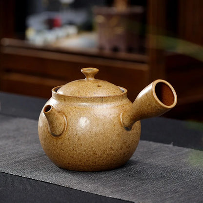 Théière Kuro Yoko – Théière japonaise kyusu en céramique (350 ml)