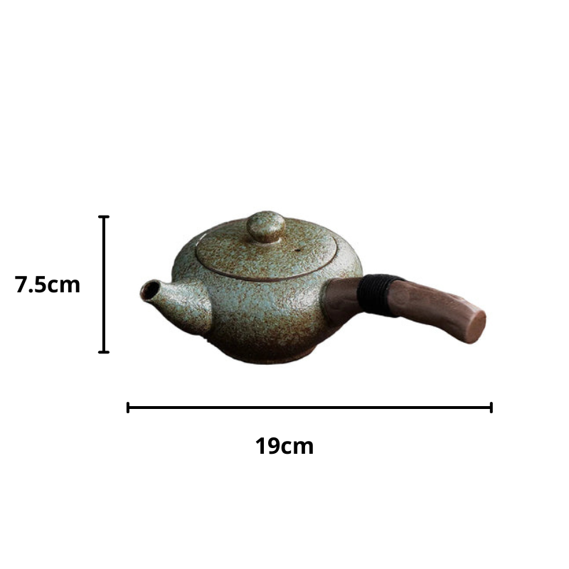 Théière Wabi Sabi – Théière en céramique émaillée artisanale