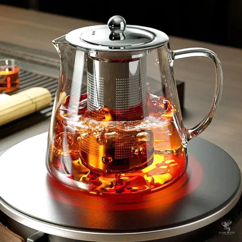 Théière Élise en verre borosilicate, vue supplémentaire