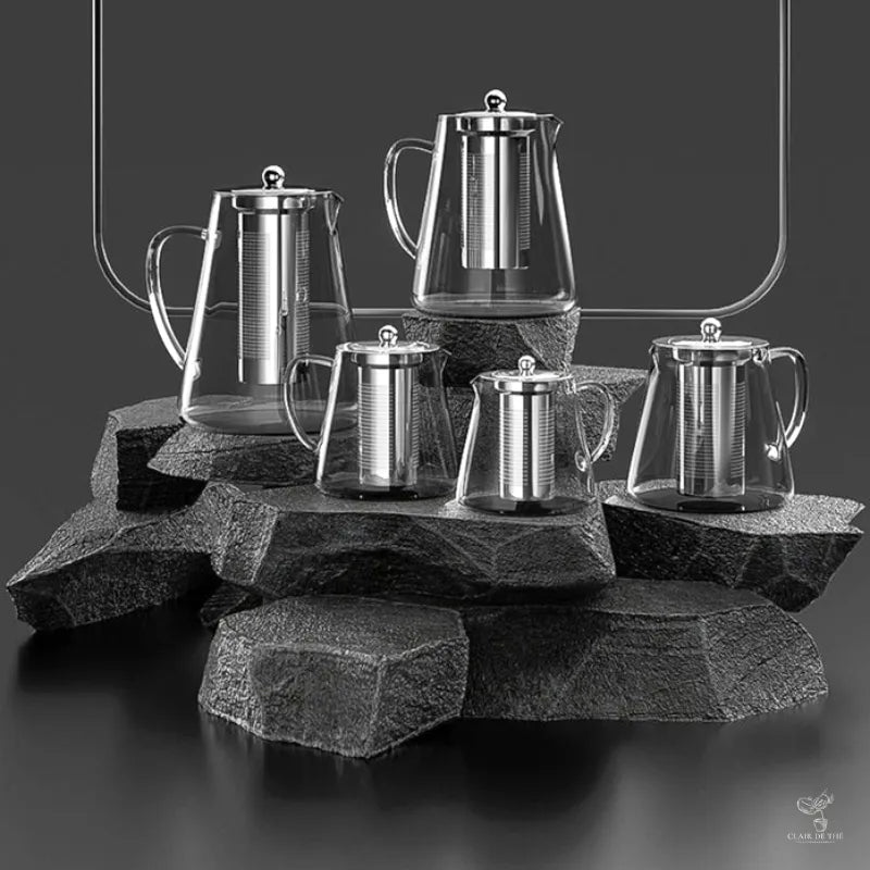 Théière Élise en verre borosilicate, vue supplémentaire
