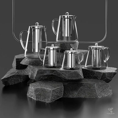 Théière Élise en verre borosilicate, vue supplémentaire