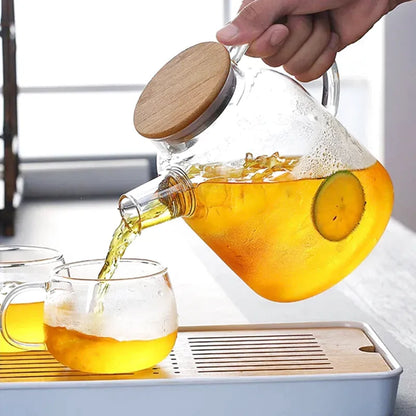 Théière Inès – Théière en verre borosilicate transparente (1L-1.8L)