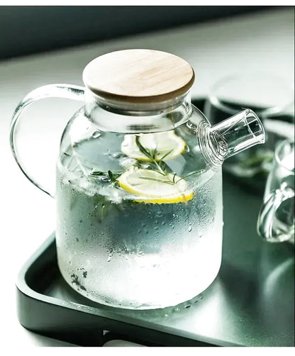 Théière Inès – Théière en verre borosilicate transparente (1L-1.8L)