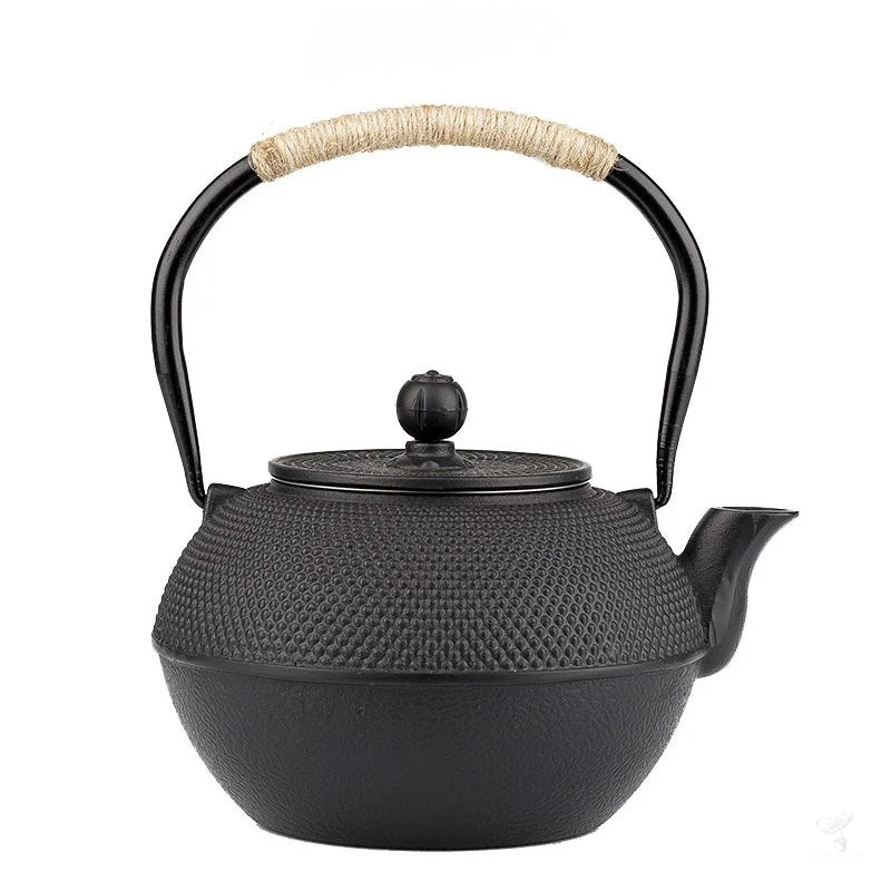 Théière Kuroha en fonte noire, inspiration japonaise