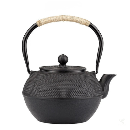 Théière Kuroha en fonte noire, inspiration japonaise
