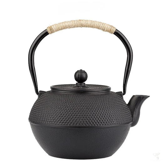 Théière Kuroha en fonte noire, inspiration japonaise
