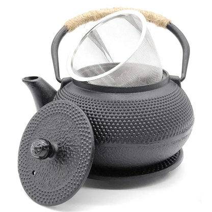 Théière Kuroha en fonte noire, vue supplémentaire