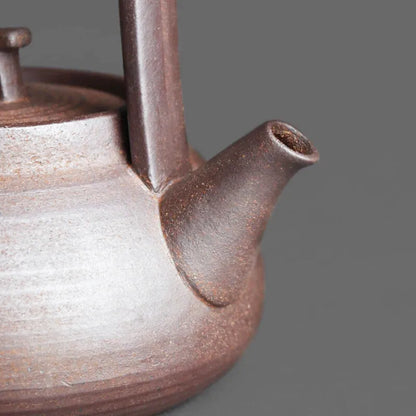 Théière Kyōro en grès céramique, vue supplémentaire