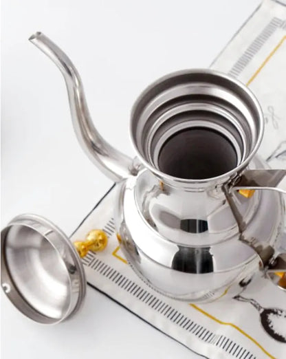 Théière Layla – Théière marocaine en acier inoxydable