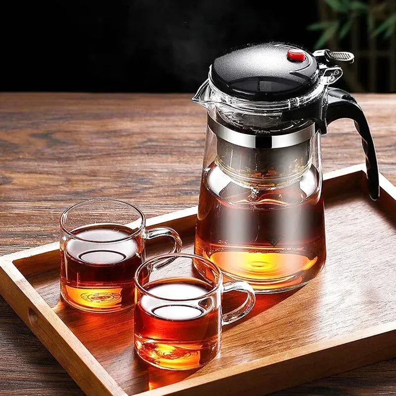 Théière Léna – Théière en verre borosilicate (500 ml – 1,8 L)