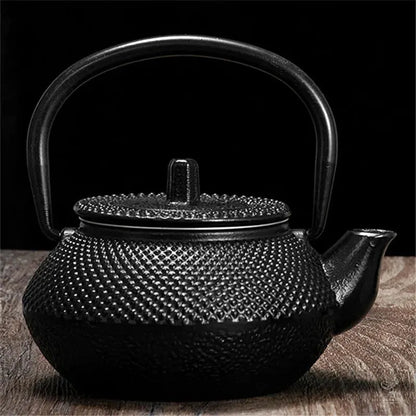 Théière Misaki en fonte noire, vue supplémentaire