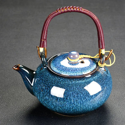 Théière Sage, coloris bleu