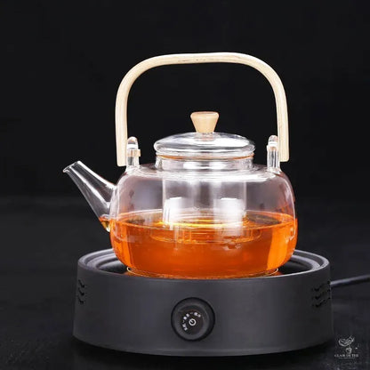 Théière Sakura – Théière en verre borosilicate transparente (800ml-1L)