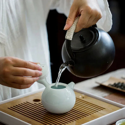 Théière Shiro Hana, coloris blanc