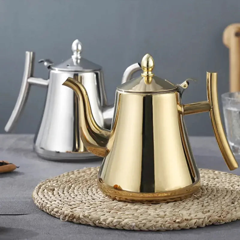 Théière Zahra, finition argent, 1 L